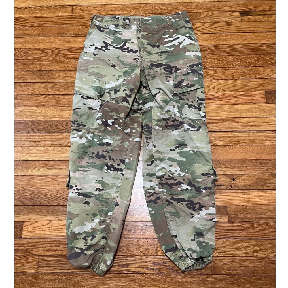 Insect Shield Military Camo Button Fly Trouser ACU Sz Medium Long Camouflage